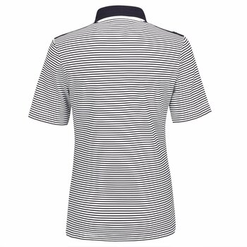 Polo Shirt Golfino Nautical Stripes Womens Polo Shirt Navy 36 - 2