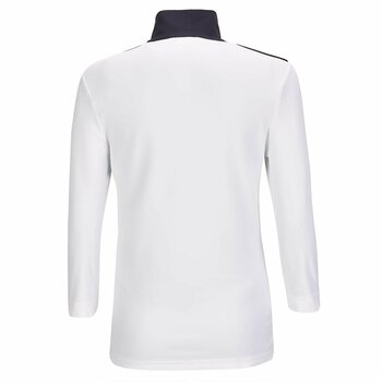 Риза за поло Golfino Nautical Stripes 3/4 Sleeve Womens Troyer White 34 - 2