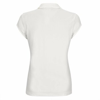 Tricou polo Golfino Pearls Cap Sleeve Womens Polo Shirt White 38 - 2