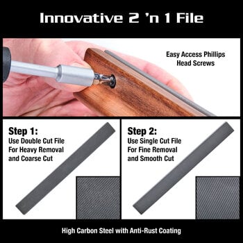 Työkalu kitaralle Nomad  Fret Beveling File (B-File) Työkalu kitaralle - 5