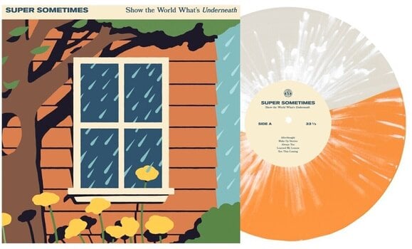 Disco in vinile Super Sometimes - Show The World Whats Underneath (Indie Exclusive) (Milky Clear/Orange/White Splatter Coloured) (LP) - 2