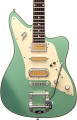 Halvakustisk gitarr Duesenberg Bros. Landreth Joey Manitoba Green Halvakustisk gitarr - 3