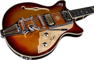 Halvakustisk gitarr Duesenberg Joe Walsh Gold Burst Halvakustisk gitarr - 1