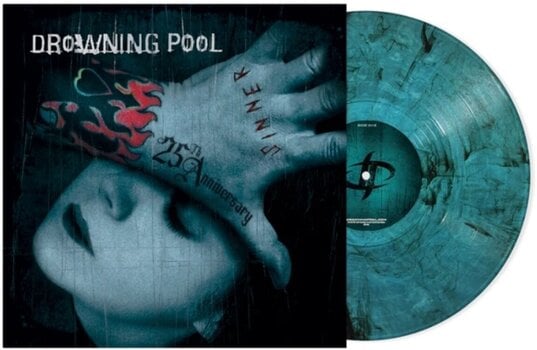 Vinylplate Drowning Pool - Sinner (25th Anniversary/Limited Edition) (Sea Blue Smoke Coloured) (LP) - 2