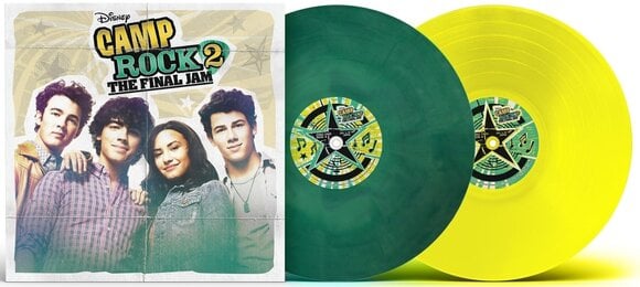 Płyta winylowa Cast Of Camp Rock 2 - Camp Rock 2: The Final Jam (O.S.T.) (Forest Pine Green & Sunburst Yellow Coloured) (2 LP) - 2