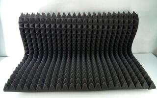 Absorptiepaneel schuim Mega Acoustic PA-PMP7 115x195x7 Dark Gray Absorptiepaneel schuim (Beschadigd) - 1