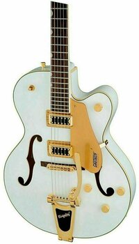 Halvakustisk guitar Gretsch G5420TG Electromatic with Bigsby White/Gold - 3