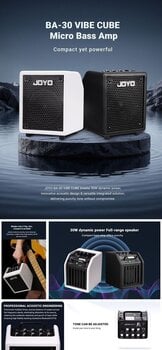 Mažas bosinės gitaros rinkinys Joyo BA-30 Vibe Cube Mažas bosinės gitaros rinkinys - 3