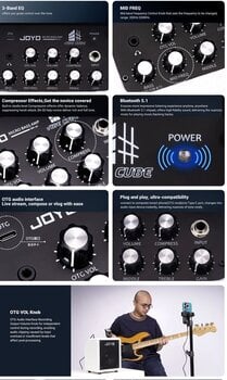 Mažas bosinės gitaros rinkinys Joyo BA-30 Vibe Cube Mažas bosinės gitaros rinkinys - 4