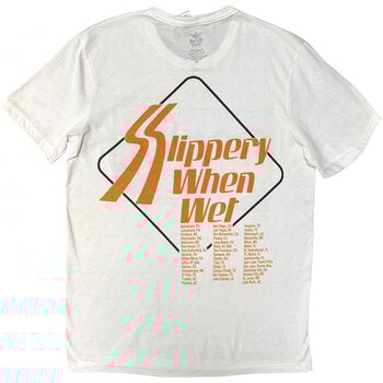 Paita Bon Jovi USA '86 (Back Print) White M Paita - 2