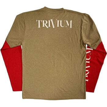 Shirt Trivium Kirisute Gomen (Back & Sleeve Print) Green & Red M Shirt - 2
