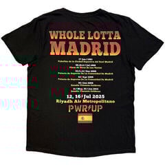 Camiseta de manga corta AC/DC Whole Lotta Madrid EU Tour '25 (Back Print & Ex-Tour) - 1