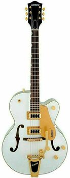 Halvakustisk guitar Gretsch G5420TG Electromatic with Bigsby White/Gold - 5