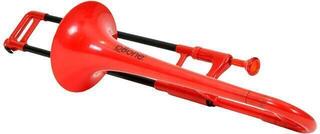 Plastic trombone pBone 700638 Mini Red Plastic trombone - 2