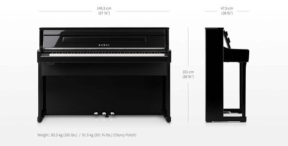 Ψηφιακό Πιάνο Kawai CA901EP Black Polished Ψηφιακό Πιάνο - 2