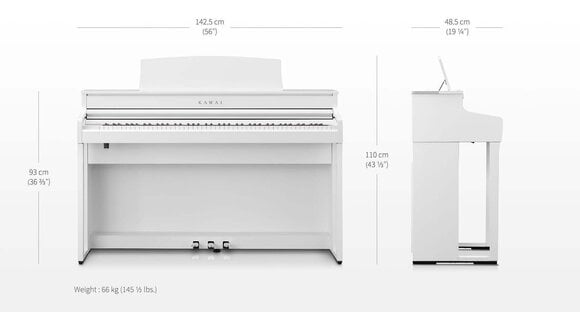 Ψηφιακό Πιάνο Kawai CA501W White Ψηφιακό Πιάνο - 2
