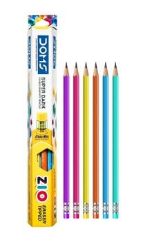 Graphite Pencil DOMS N80416 Set of Graphite Pencils HB/2 12 pcs - 2