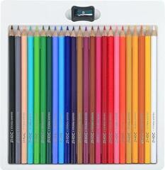 Farbstift DOMS N80434 Buntstifte Set 24 pcs + Sharpener - 1