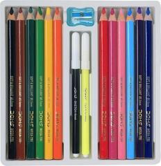 Colour Pencil DOMS Mega Triangle Set of Coloured Pencils 12 pcs - 1