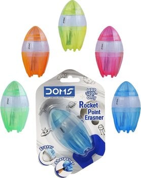 Taille-crayon DOMS Rocket Point Eraser Taille-crayon Couleurs assorties - 2