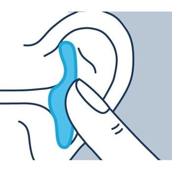 Earplugs OHROPAX Silicon Aqua Earplugs 6 pcs Blue Earplugs - 5