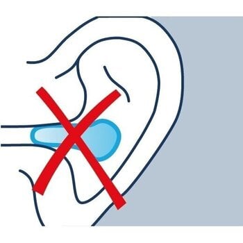 Earplugs OHROPAX Silicon Aqua Earplugs 6 pcs Blue Earplugs - 6