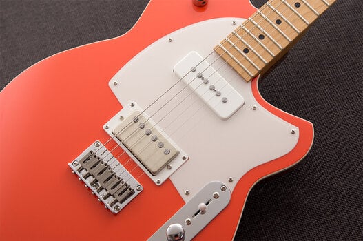 Chitarra Elettrica Reverend Guitars Charger H90 Feisty Red Chitarra Elettrica - 4