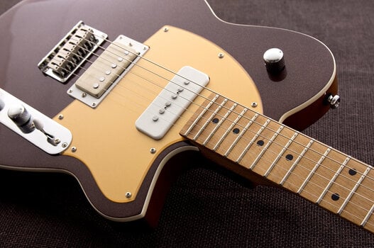 Elektrisk gitar Reverend Guitars Charger H90 Metallic Bordeaux Elektrisk gitar - 4