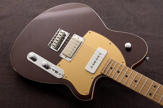 Elektrisk gitar Reverend Guitars Charger H90 Metallic Bordeaux Elektrisk gitar - 6