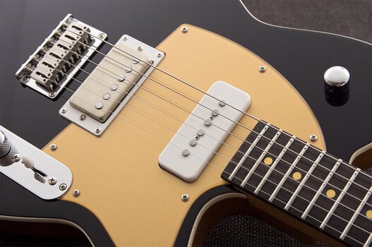Elektriska gitarrer Reverend Guitars Charger H90 Midnight Black Elektriska gitarrer - 2