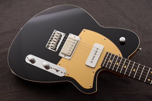 Elektriska gitarrer Reverend Guitars Charger H90 Midnight Black Elektriska gitarrer - 3