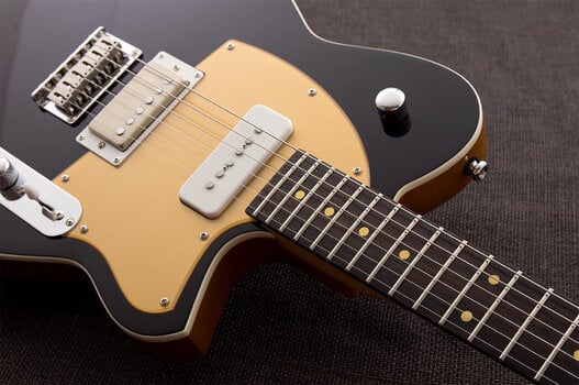 Elektriska gitarrer Reverend Guitars Charger H90 Midnight Black Elektriska gitarrer - 4