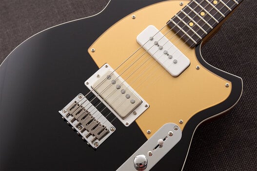 Elektriska gitarrer Reverend Guitars Charger H90 Midnight Black Elektriska gitarrer - 5