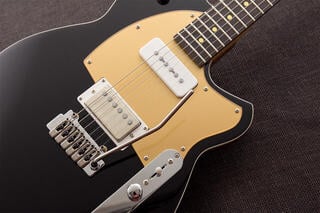 Електрическа китара Reverend Guitars Charger H90 Wilkinson Midnight Black Електрическа китара - 1