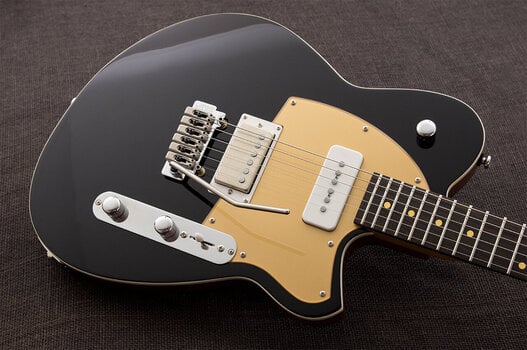 Električna gitara Reverend Guitars Charger H90 Wilkinson Midnight Black Električna gitara - 4