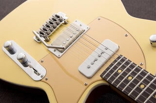 Chitarra Elettrica Reverend Guitars Charger H90 Wilkinson Powder Yellow Chitarra Elettrica - 3