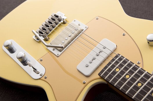 Chitarra Elettrica Reverend Guitars Charger H90 Wilkinson Powder Yellow Chitarra Elettrica - 4
