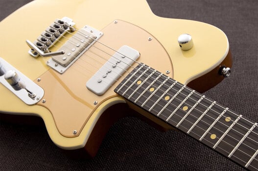 Chitarra Elettrica Reverend Guitars Charger H90 Wilkinson Powder Yellow Chitarra Elettrica - 5