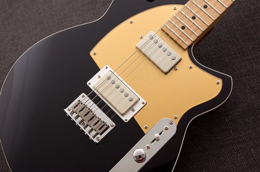 Električna gitara Reverend Guitars Charger HH Midnight Black Električna gitara - 4