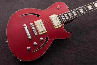 Jazz gitara Reverend Guitars Roundhouse Air HH Metallic Cherry Jazz gitara - 2