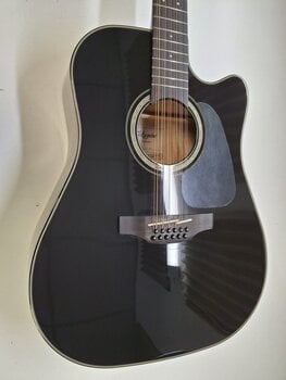 12-strängad akustisk elgitarr Takamine GD30CE-12 Black 12-strängad akustisk elgitarr (Begagnad) - 2