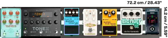 Pedaalilauta/laukku efekteille RockBoard DUO 2.3 Pedalboard Black - 10