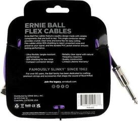 Инструментален кабел Ernie Ball Flex 6 m Директен - Ъглов Инструментален кабел - 1
