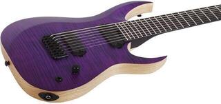 8-snarige elektrische gitaar Schecter John Browne Tao-8 Satin Trans Purple 8-snarige elektrische gitaar - 2