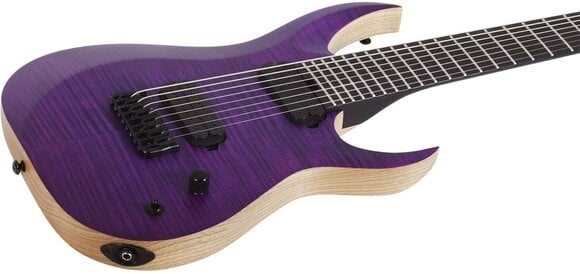 8-snarige elektrische gitaar Schecter John Browne Tao-8 Satin Trans Purple 8-snarige elektrische gitaar - 3