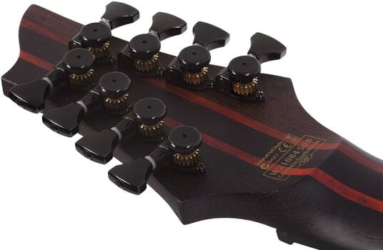 8-snarige elektrische gitaar Schecter John Browne Tao-8 Satin Trans Purple 8-snarige elektrische gitaar - 12