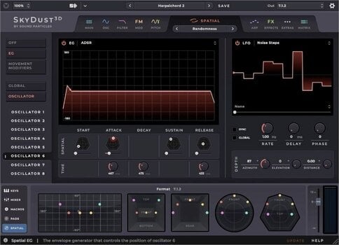 VST Instrument Sound Particles SkyDust 3D Immersive Synth Plug-In (Digitalni proizvod) - 3