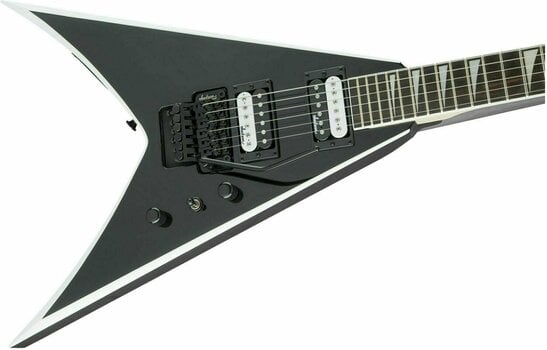Electric guitar Jackson JS32 King V AH Black with White Bevels - 6