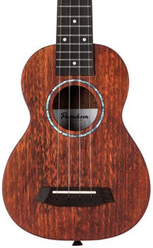Soprano Ukulele Pasadena PU-20S Koa Vintage Natural Soprano Ukulele - 4