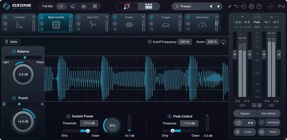 Programmatūras spraudņa efektu procesors iZotope M & M Bndl Adv: CRG from Ozone Adv or Nectar Adv (Digitālais produkts) - 6